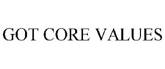 GOT CORE VALUES