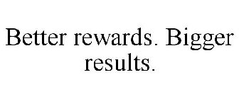 BETTER REWARDS. BIGGER RESULTS.