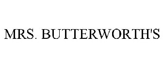 MRS. BUTTERWORTH'S