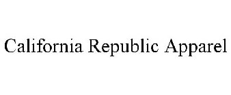 CALIFORNIA REPUBLIC APPAREL
