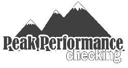 PEAK PERFORMANCE CHECKING