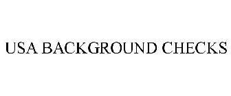 USA BACKGROUND CHECKS