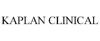 KAPLAN CLINICAL