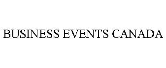 BUSINESS EVENTS CANADA