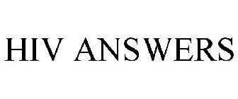 HIV ANSWERS