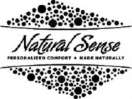 NATURAL SENSE PERSONALIZED COMFORT · MADE NATURALLY
