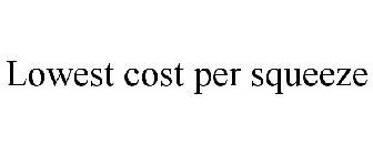 LOWEST COST PER SQUEEZE