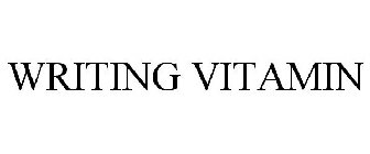 WRITING VITAMIN