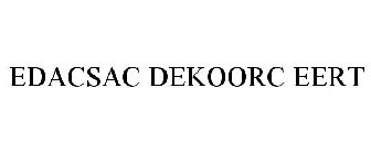 EDACSAC DEKOORC EERT