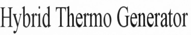 HYBRID THERMO GENERATOR