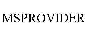 MSPROVIDER