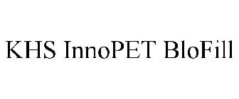 KHS INNOPET BLOFILL