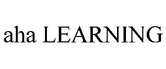 AHA LEARNING