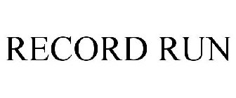 RECORD RUN