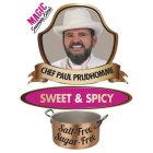 MAGIC SEASONING BLENDS CHEF PAUL PRUDHOMME SWEET & SPICY SALT-FREE SUGAR-FREE