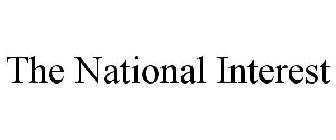 THE NATIONAL INTEREST