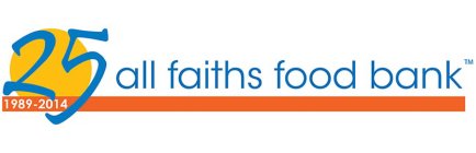 25 1989-2014 ALL FAITHS FOOD BANK