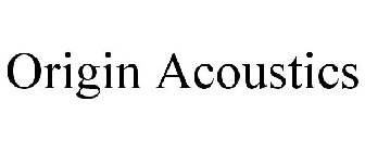 ORIGIN ACOUSTICS