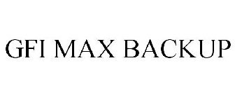 GFI MAX BACKUP