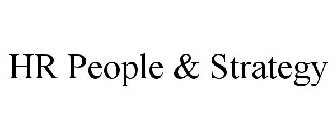 HR PEOPLE & STRATEGY