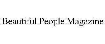 BEAUTIFUL PEOPLE MAGAZINE