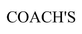 COACH'S