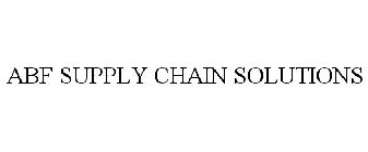 ABF SUPPLY CHAIN SOLUTIONS