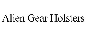 ALIEN GEAR HOLSTERS