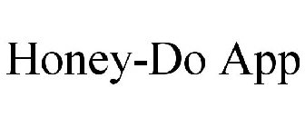 HONEY-DO APP