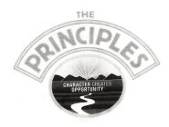 THE PRINCIPLES CHARACTER CREATES OPPORTUNITYNITY