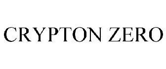 CRYPTON ZERO