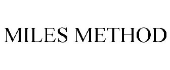 MILES METHOD