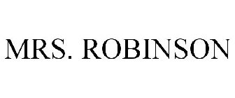MRS. ROBINSON