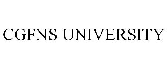 CGFNS UNIVERSITY