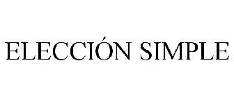 ELECCIÓN SIMPLE