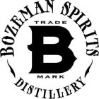 BOZEMAN SPIRITS DISTILLERY B TRADE MARK
