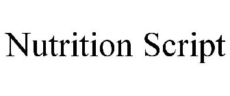 NUTRITION SCRIPT