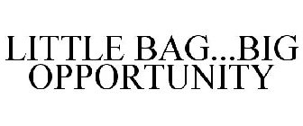 LITTLE BAG...BIG OPPORTUNITY