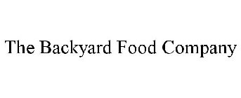 THE BACKYARD FOOD COMPANY