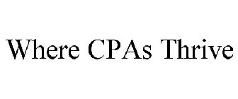 WHERE CPAS THRIVE