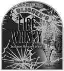 THE KING OF WHISKIES BLISHEN'S FIRE CINNAMON FLAVOURED WHISKY HANDCRAFTED 35% ALC. BY VOL. (70 PROOF) 750 ML