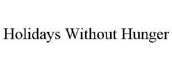 HOLIDAYS WITHOUT HUNGER