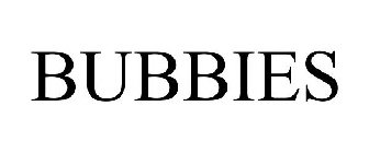 BUBBIES