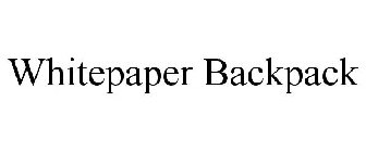 WHITEPAPER BACKPACK