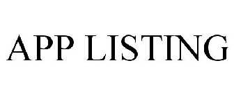 APP LISTING