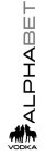 ALPHABET VODKA