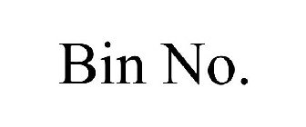 BIN NO.