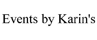 EVENTS BY KARIN'S