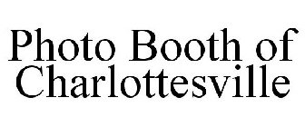 PHOTO BOOTH OF CHARLOTTESVILLE