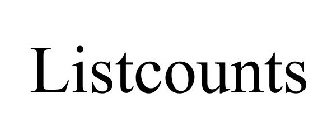 LISTCOUNTS
